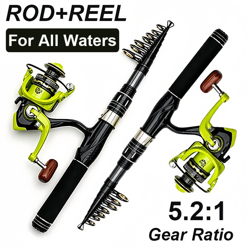 Fishing Rod Combo - Draaiende hengel en molen set, 1,5-2,4