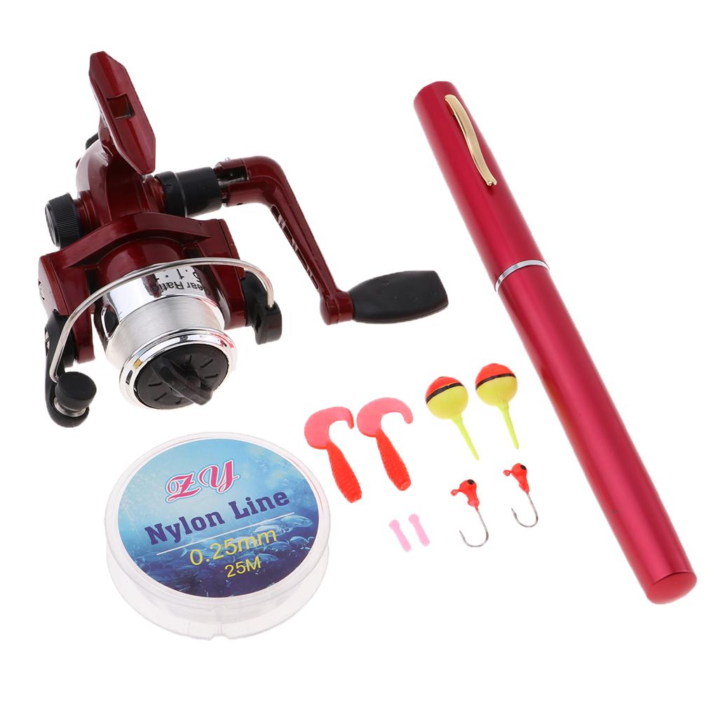 Fishing Rod Combo - Mini draagbare zakvisstok telescopische hengel met