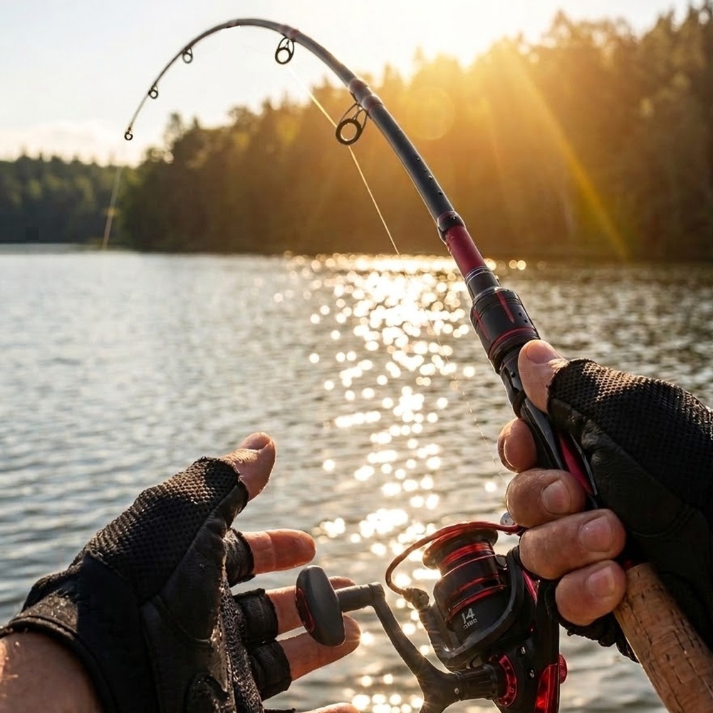 Fishing Rod Carbon Fiber - Ultralichte carbon fiber hengel 1.8m en