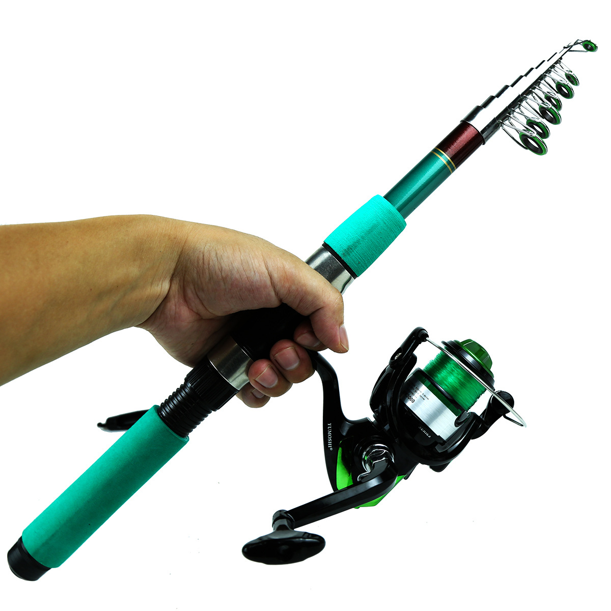 Draagbare ultralichte karper t - Fishing Rod Combo recensie en prijs